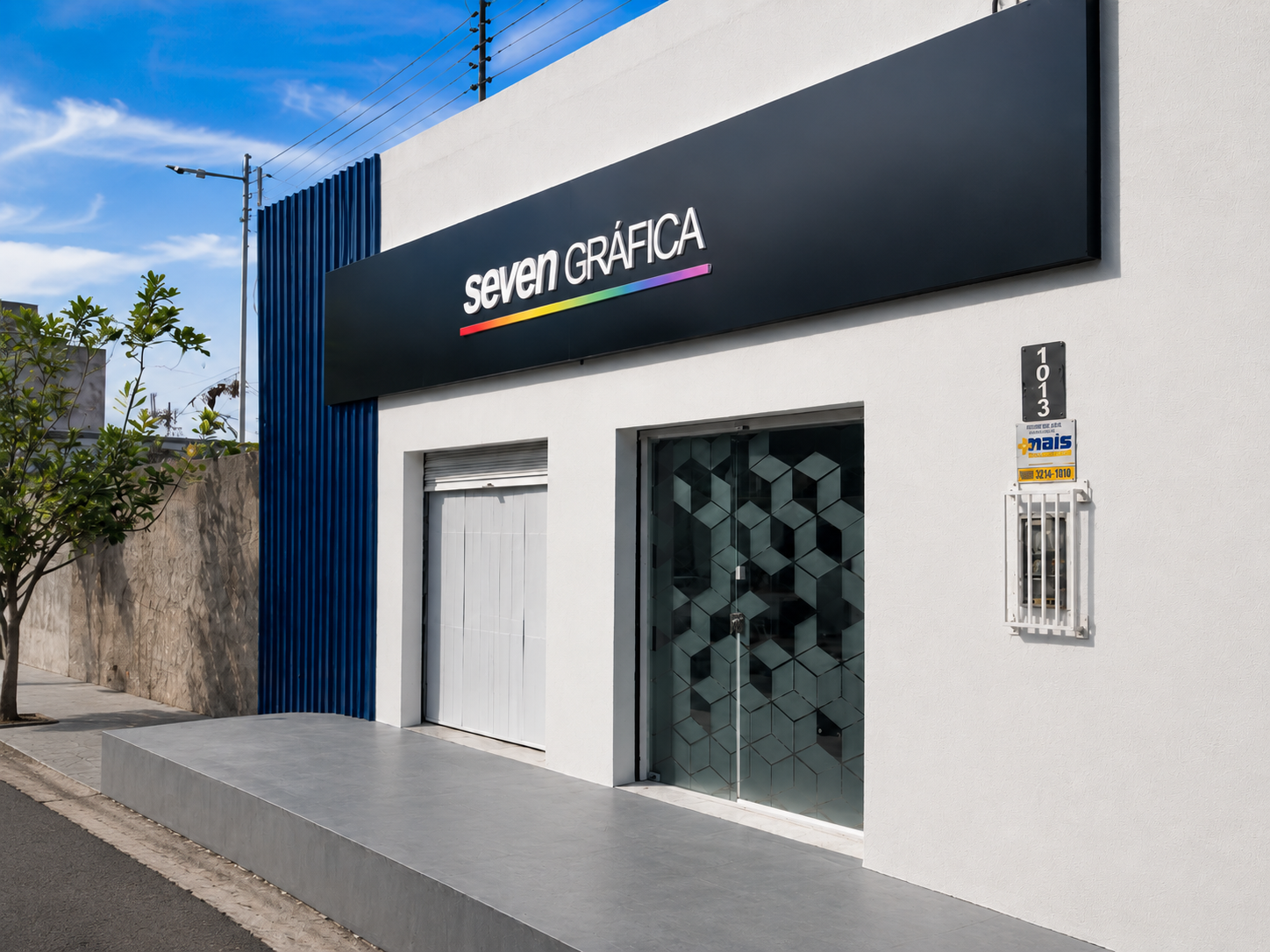 Fachada da Seven Gráfica em Teresina – PI.